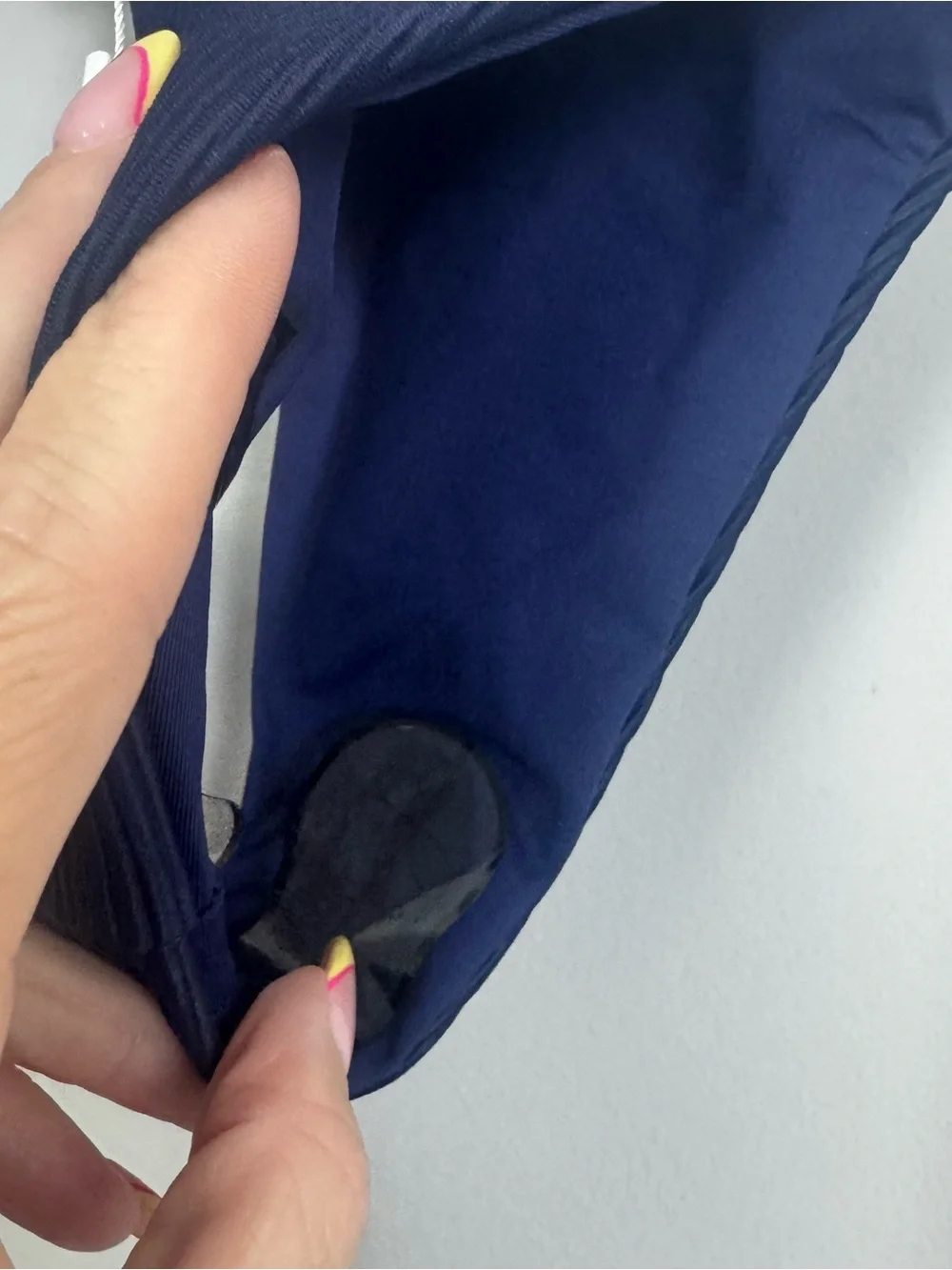 FRANKIE’S BIKINIS | NEW Sara Ribbed Bikini Bottom Navy Blue Women’s Size Large